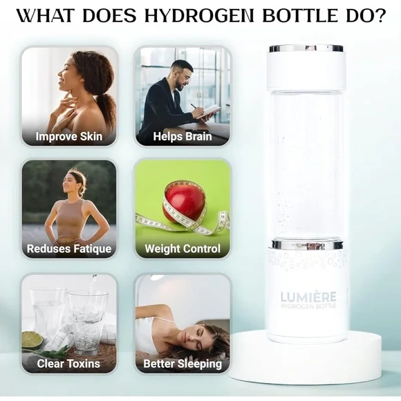 Lumiere Hydrogen Infusing Water Bottle - Has many health benefits! - Picture 14 of 14